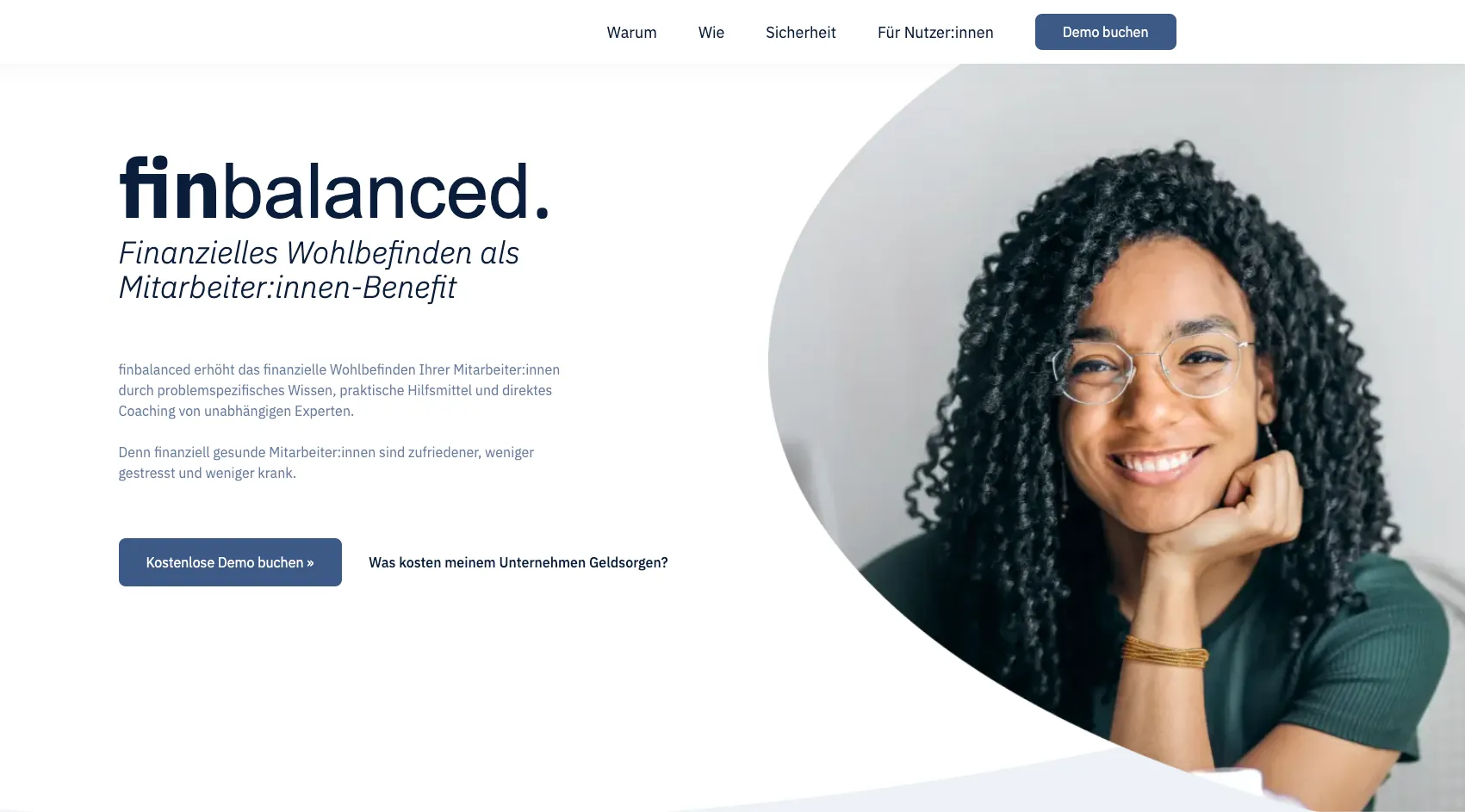 Screenshot of finbalanced